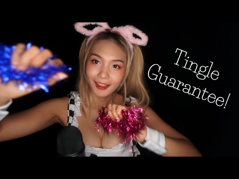 ASMR Tingle Guarantee 😊 | Rustling, Mouth Sounds, Tapping, Scratching, Stroking etc.