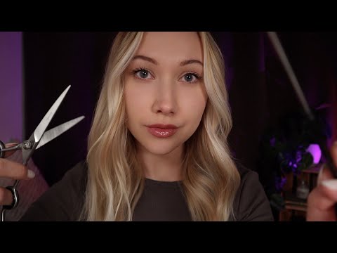 ASMR Haircut, Styling, Sectioning & Clipping Your Hair ✂️