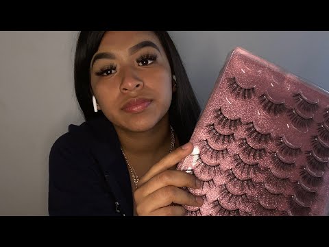 ASMR NICE SISTER HELPS YOU PUT ON LASHES ROLEPLAY❤️✨‼️