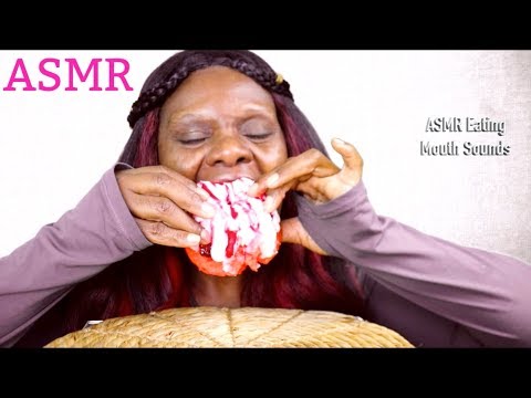 Positivity ASMR Eating Sounds Huge Bun Cake