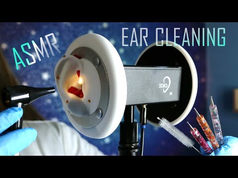 ASMR 3DIO BINAURAL - Cleaning Your EARS 👂- Satisfying Sounds, For Relaxation, Study & Sleep 🤤