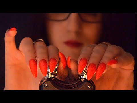 Tingly Mic Exploration w/ Long Nails 🤤🎤  ~ ASMR tapping, scratching, touching [no talking]
