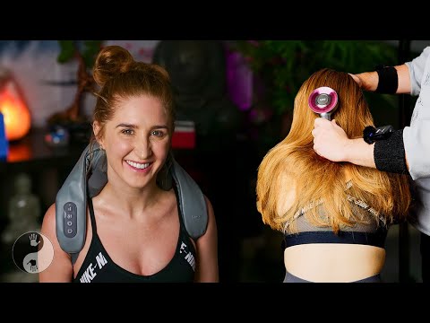 ASMR Super Soothing Scalp & Shoulder Seated Massage For Pure Relaxation