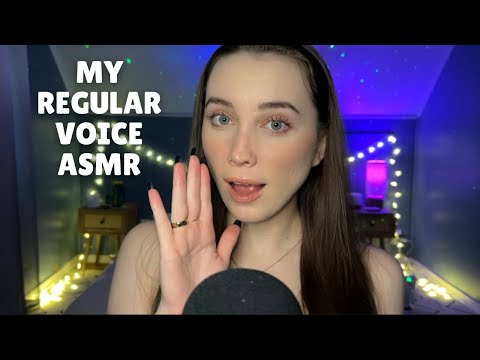 ASMR with My Normal Speaking Voice 😱 ….is it still tingly?? 🤔
