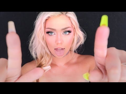 ASMR Spit Painting YOU Doing YOUR  Makeup ( intense mouth sounds )