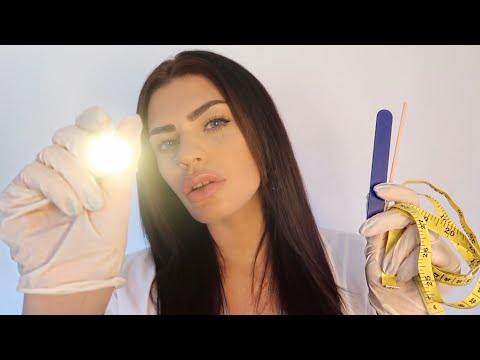 ASMR - Examining Your Face 👩🏻‍⚕️🔦  (you're my case study)