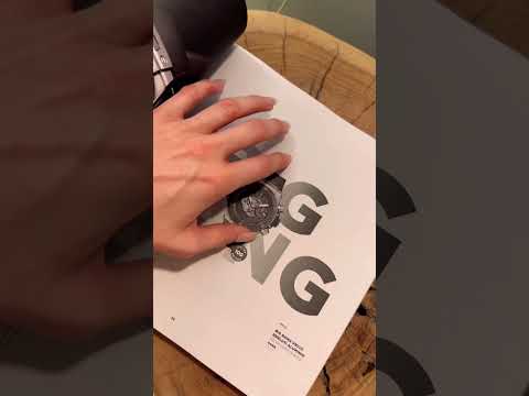 ASMR ~ Hard Cover Hublot magazine in my Hotel room ~ letter tracing, tapping #asmrbooks