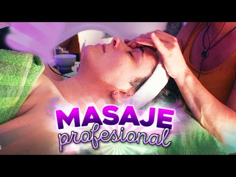 Masaje Facial Profesional con crema y aceite (Música relajante) para dormir | Zeiko ASMR