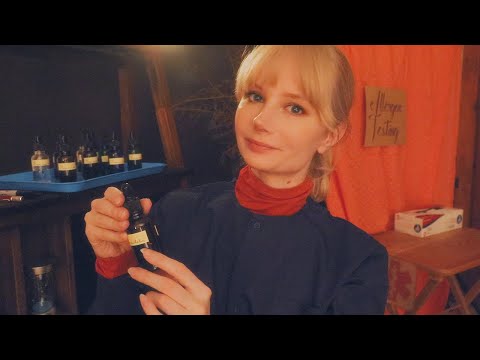 Doctor Allergy Test (=ω=) ASMR / Dropper Bottles / Soft Spoken / Gloves / Role Play