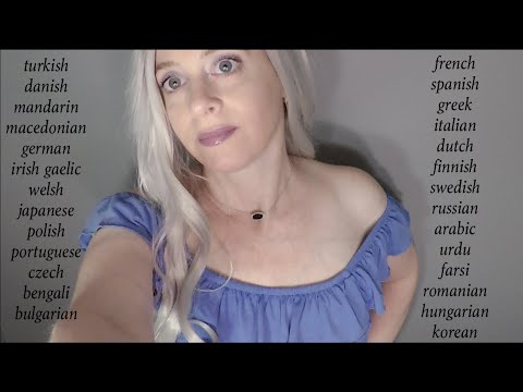 ASMR Whispering in 25+ Languages, Gum Chewing, Intense & Tingly For Sleep