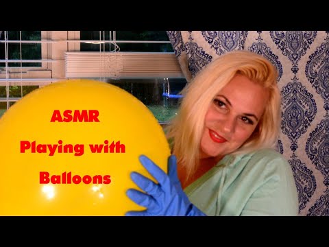 ASMR - Playing with Balloons and latex gloves
