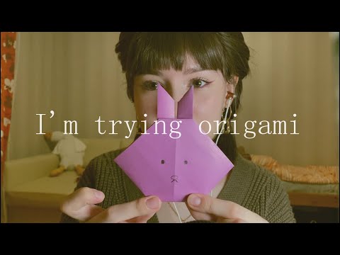 [АСМР] Пытаюсь делать оригами на протяжении 30 минут