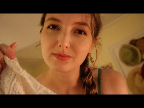 ASMR Tucking You into Bed ⭐ Personal Attention, Fabric Sounds, Hair Brushing
