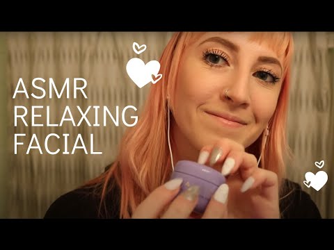 ASMR - Friend Gives You 💆 Relaxing Facial (whisper, tapping, personal attention)