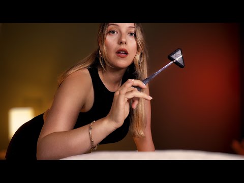 ASMR Can You Feel This? POV Acupressure Massage & Nerve Stimulation Tests In Bed