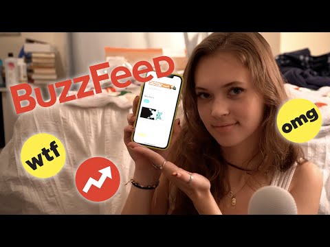 ASMR | Taking Holiday Buzzfeed Quizzes (close whispering, drinking pop)