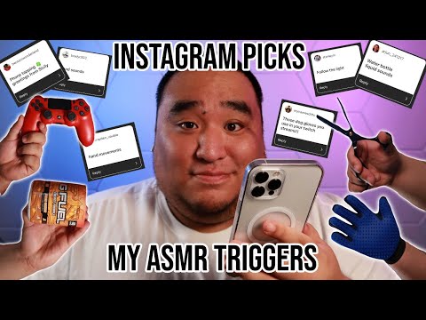 I Let Instagram Pick My ASMR Triggers!! (Sound Assortment)