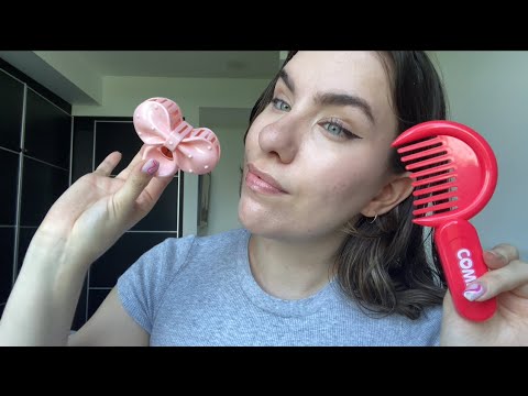 ASMR rude bilingual hairdresser cuts your hair