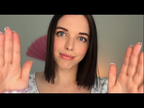 ASMR Face Massage and Face Touching🌙 | Stress Relief, Face Brushing, Personal Attention
