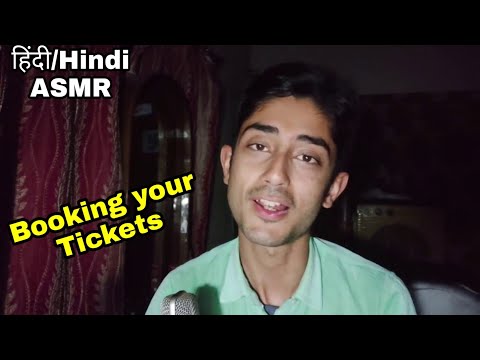ASMR (Hindi Roleplay) Booking Train Tickets| Typing and Soft Voice