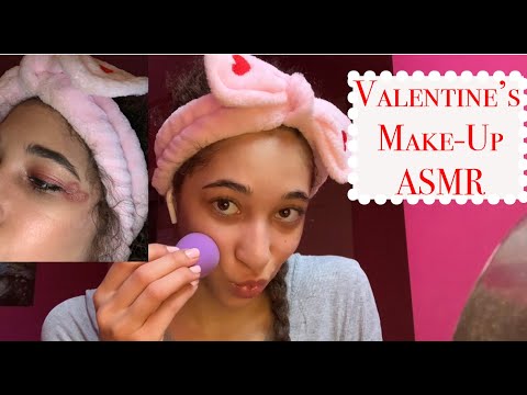 *ASMR* Attempting a Valentine's Day Make-Up Look