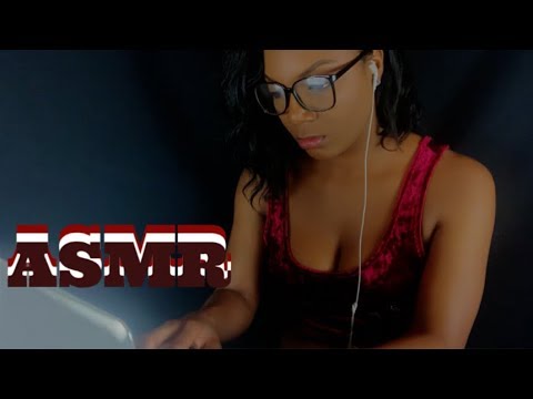 ASMR Typing Sounds and Inaudible Whispering