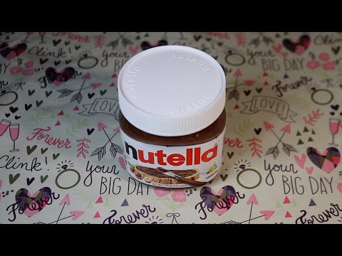 Nutella ASMR Tapping/Lid/Tracing Sounds