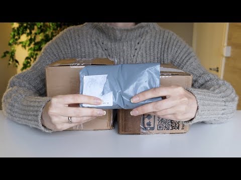 ASMR Whisper Unboxing & Haul | Tapping & Scratching