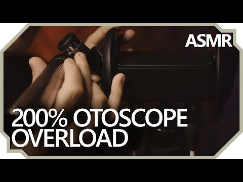 Best ASMR Otoscope Ear Technique - 200% Otoscope Overload - No Talking (4K60)