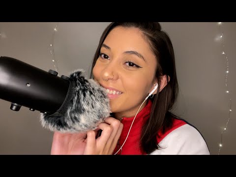 ASMR Deep Ear Whispers with Fuzzy Mic Sounds