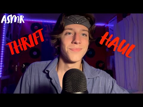 [ASMR] Thrift Haul!! 🌸 👖 📀