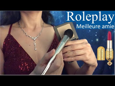 ASMR ROLEPLAY * Ta meilleure amie t'apprend le maquillage