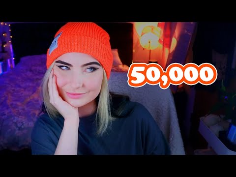 ASMR 50K Special - 50 Random Whispered Facts About Me for 50k Subs w/ Trigger Assortment (Ramble)