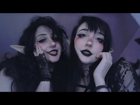asmr ☾ two elves adore you 💜 (but you can't understand them) w/ @myrteya