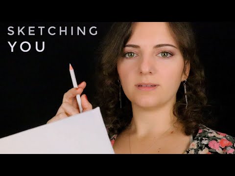 Sketching You ASMR | Soft Spoken Roleplay 📏 Measuring You 📏 Writing Sounds