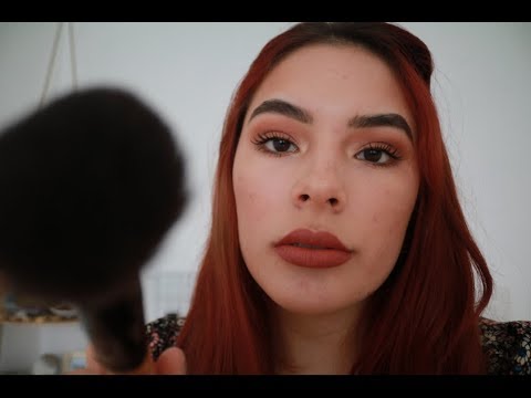 asmr doing your makeup (tapping, whispering)