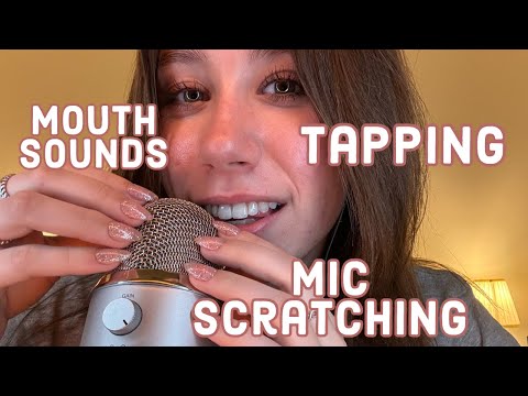 ASMR | Tapping, Mouth Sounds, Mic Scratching, Whispers, and More