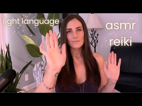 Holy Fire Reiki ASMR & Light Language | Energy Healing, Soft Spoken, Hand Movements, Singing