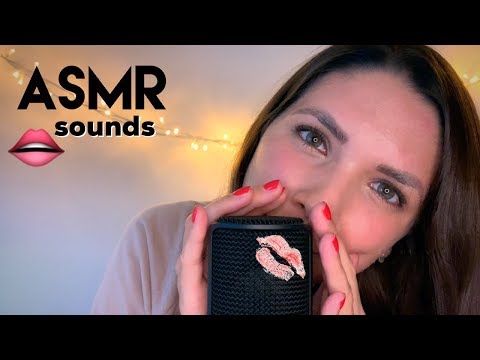 ASMR ❥ Mouth Sounds 👄Inaudible Whisper 💤(Chewing Gum, ABC, Mic Scratching, Personal Att...)