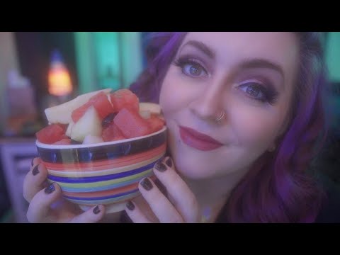 🕊️ ASMR | Have a late night snack with meeee