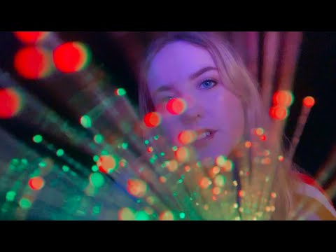 ASMR | Bright Lights in your face (Lo-fi) [face tracing, light up gloves & plucking]