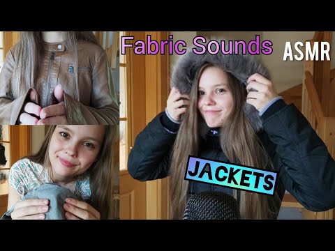 ASMR Fabric Scratching & Rubbing with Jackets (Zipper+Mic Sounds included)
