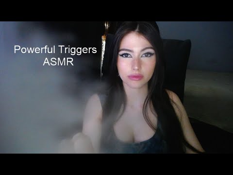 ~ Powerful Triggers ASMR ~ 3DIO | Mousse | Ear Scratching | Fluffy Brushing | Wooden Frogs