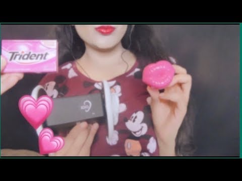 ASMR Gum Chewing and Eating Sounds Lollipop (3DIO BINAURAL)