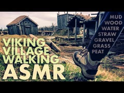 ASMR WALKING on Mud / Wood / Water / Grass / Gravel / Straw - ICELAND NATURE
