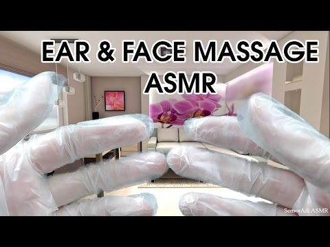 Behind You 3D Binaural Face Ears Massage + Head Tapping (ASMR Role Play)