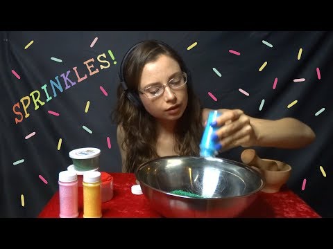 ASMR Playing With Sprinkles (No Talking)