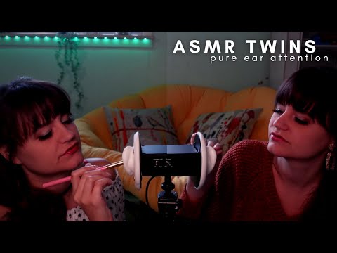 ASMR Twin Pure Ear Attention | Tongue Click