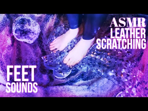 ASMR | Scratching (Leather Leggings, Gloves, Heels & more!)
