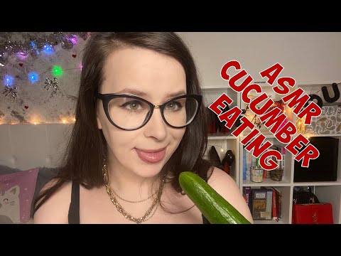 ASMR cucumber eating 🥒 묵방